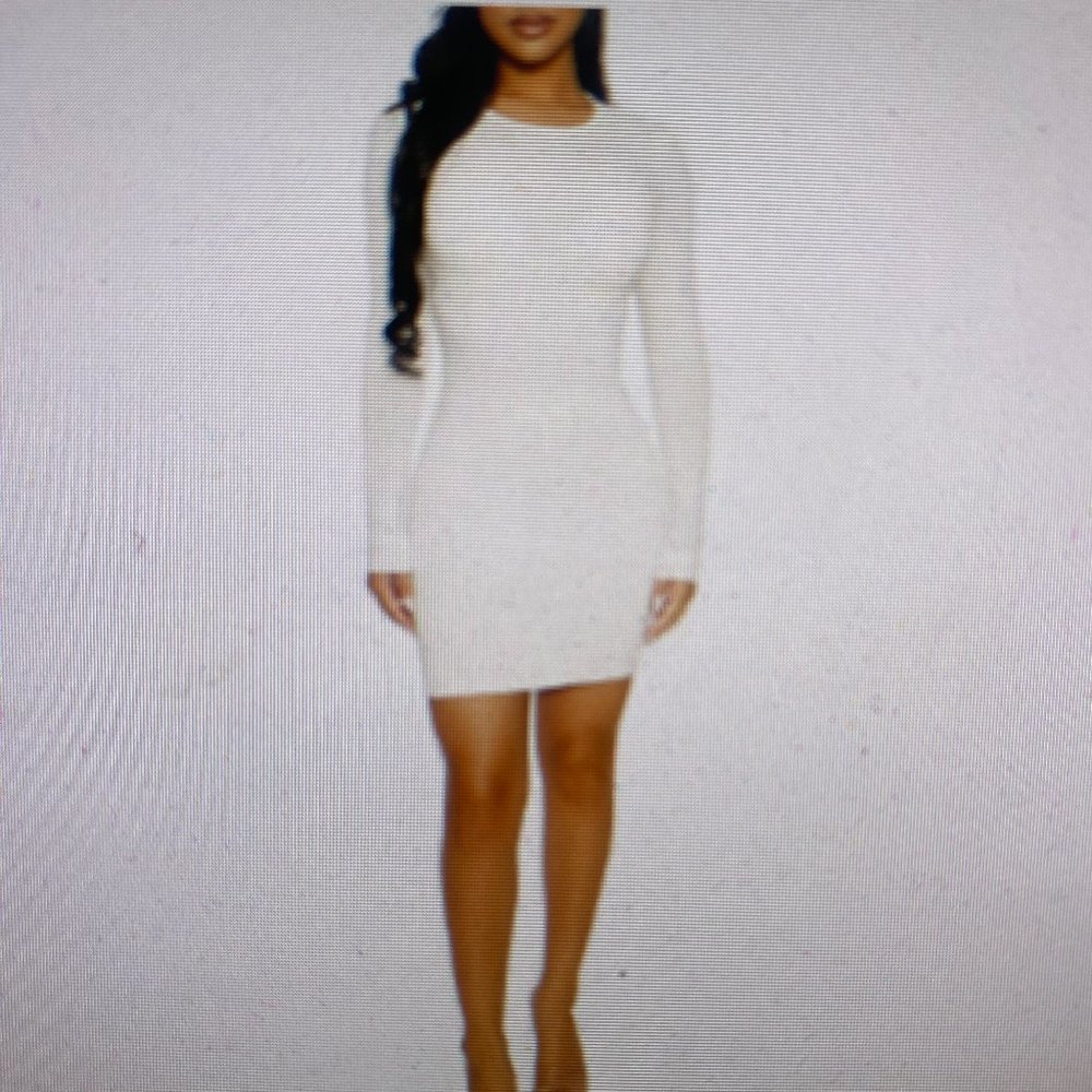 Naked Wardrobe Got U in a Bind Long Sleeve Minidress